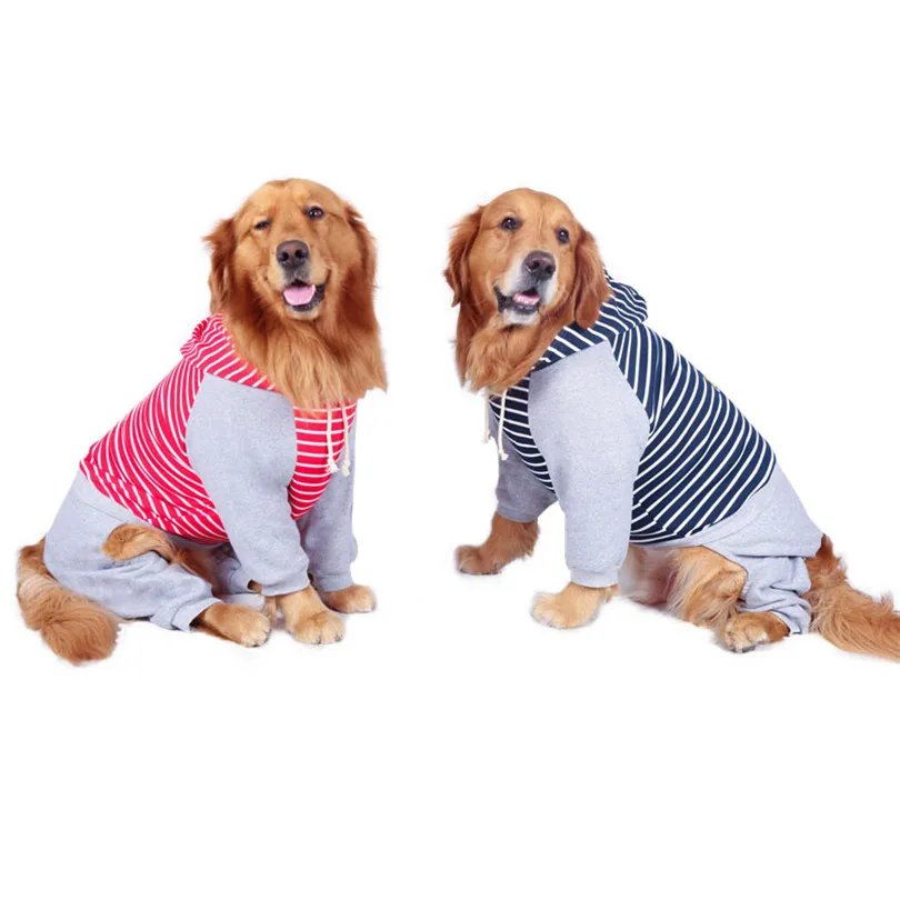 Cotton jumpsuit clothes for large dogs (5)