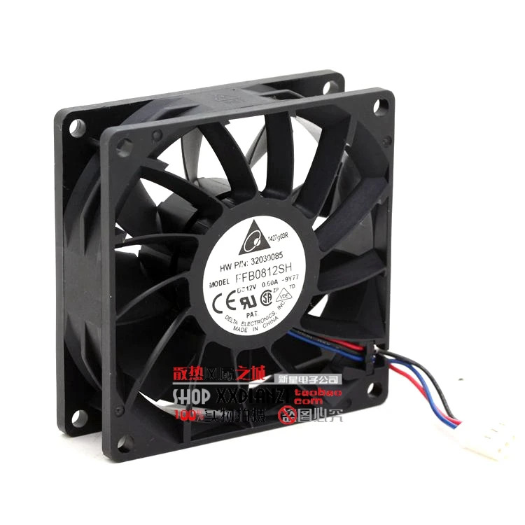 Оригинальный FFB0812SH 8025 0.60A 12V со скоростью/стоп контакт сигнальный большой