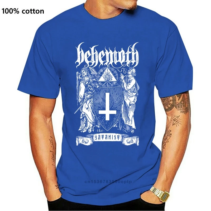 New Behemoth 'The Satanist' T-Shirt - 2021 & OFFICIAL! Men Summer Short Sleeves T Shirts |