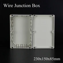 230x150x87 мм ABS IP65 водонепроницаемая Пластиковая распределительная коробка для проводов распределительный футляр для проекта корпус Электронный Терминал инструмент
