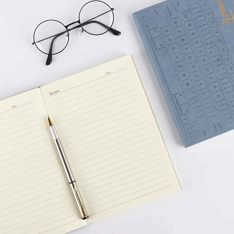 

Bullet Journal Notebook stationery Leather business meeting record A5 Paper Line page Notepad Planners School 2020 agenda office