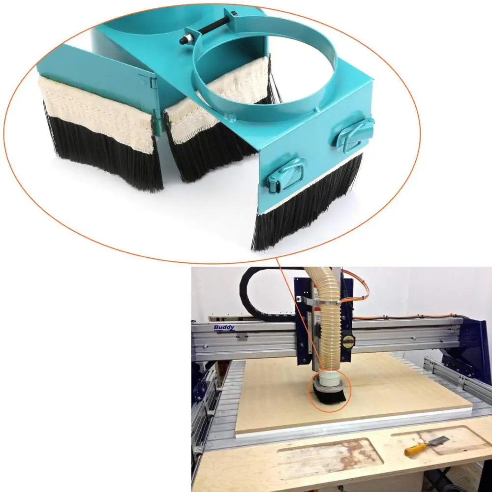 1 м х 70 мм щетка пылесос гравировальный станок пылезащитный чехол для ЧПУ для двигателя шпинделя