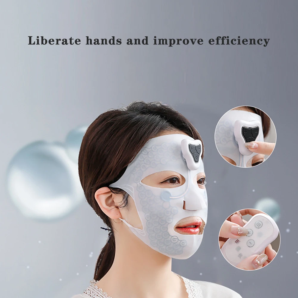 

Elektronische Gezichtsmasker Grafeen Therapie Anti Rimpel Magneet Gezicht Massager Huid Strakker Lifting Huidverzorging Masker