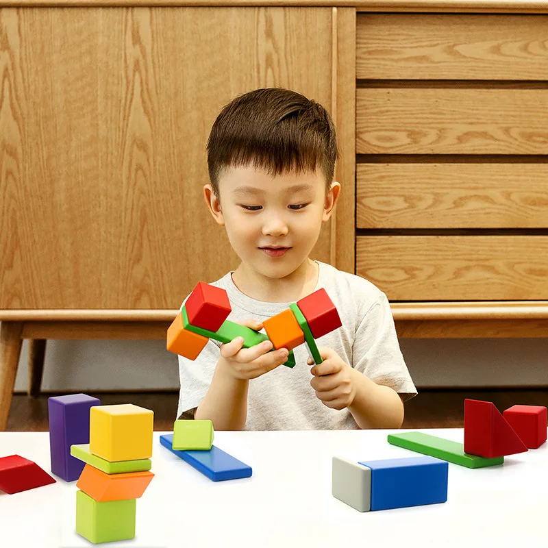 

Minimoto Rabbit Children Magnetic Building Blocks Infants ENLIGHTEN Magnetic Sheet Assembling Building Blocks Boys And Girls Edu