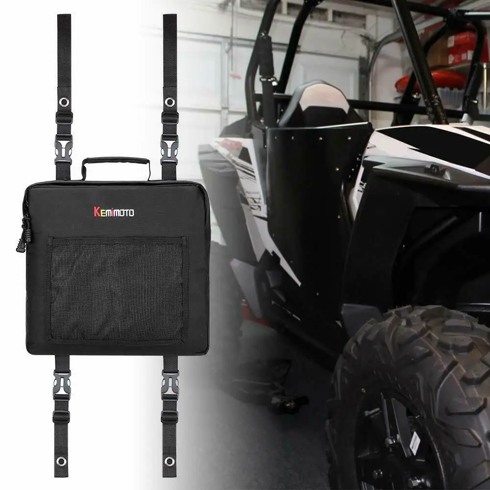 KEMIMOTO 2 шт. UTV дверное Крепление Сумка для хранения пакет для Polaris Ranger RZR XP/4 570 800 900 1000 Turbo EPS