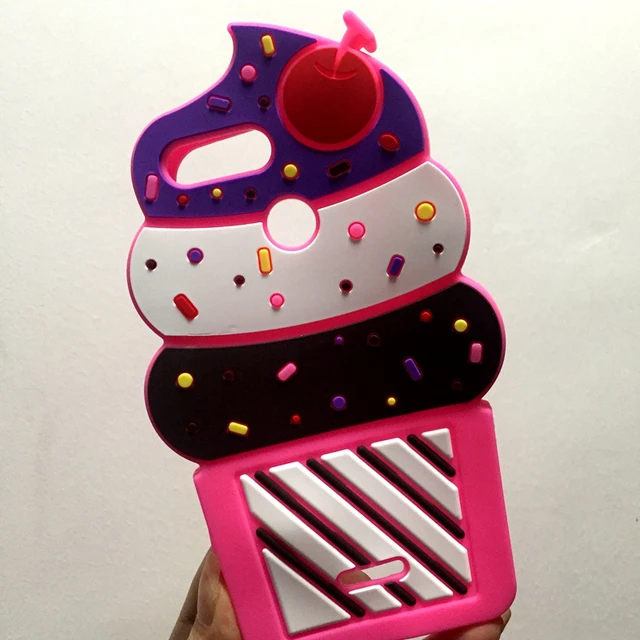 For Xiaomi Redmi 6A Case 3D Silicon Lucky Cat Bear Unicorn Cupcakes Cute Cartoon Soft Phone Cover For Xiaomi Redmi 6 / 6A 5.45