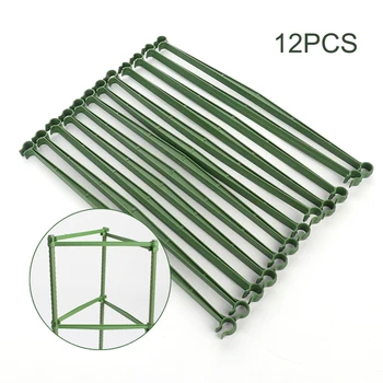 

12 Pcs Plant Cages Farm Vegetable Support Holder Vertical Climbing Plants Stand for Growing Tomato plants Cucumbers Grapes
