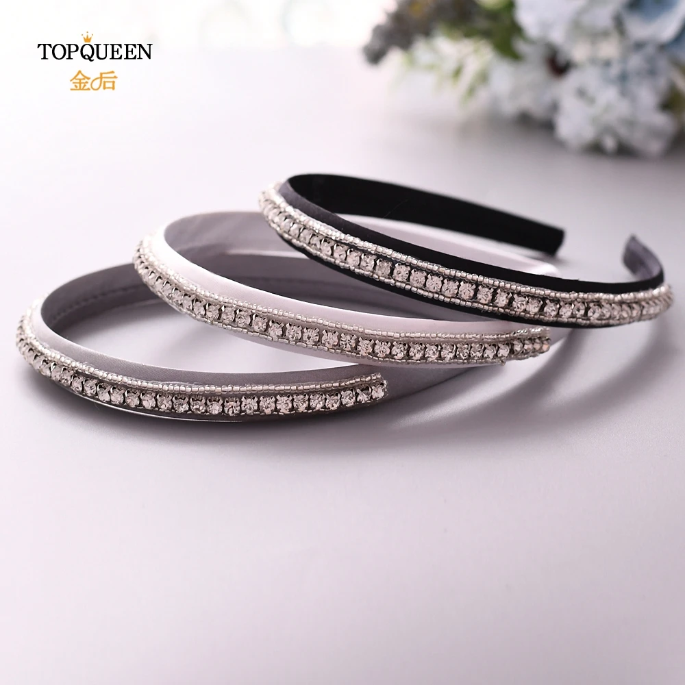 TOPQUEEN S217 FG Свадебные стразы аксессуары для волос свадебная тиара головные уборы