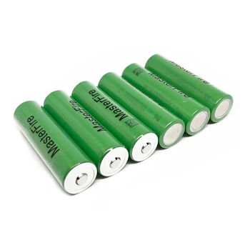 

MasterFire 6PCS/LOT 18650 US18650VTC4 3.7V 2100mAh 30A VTC4 High Drain Rechargeable Lithium Battery with Point Head For Sony