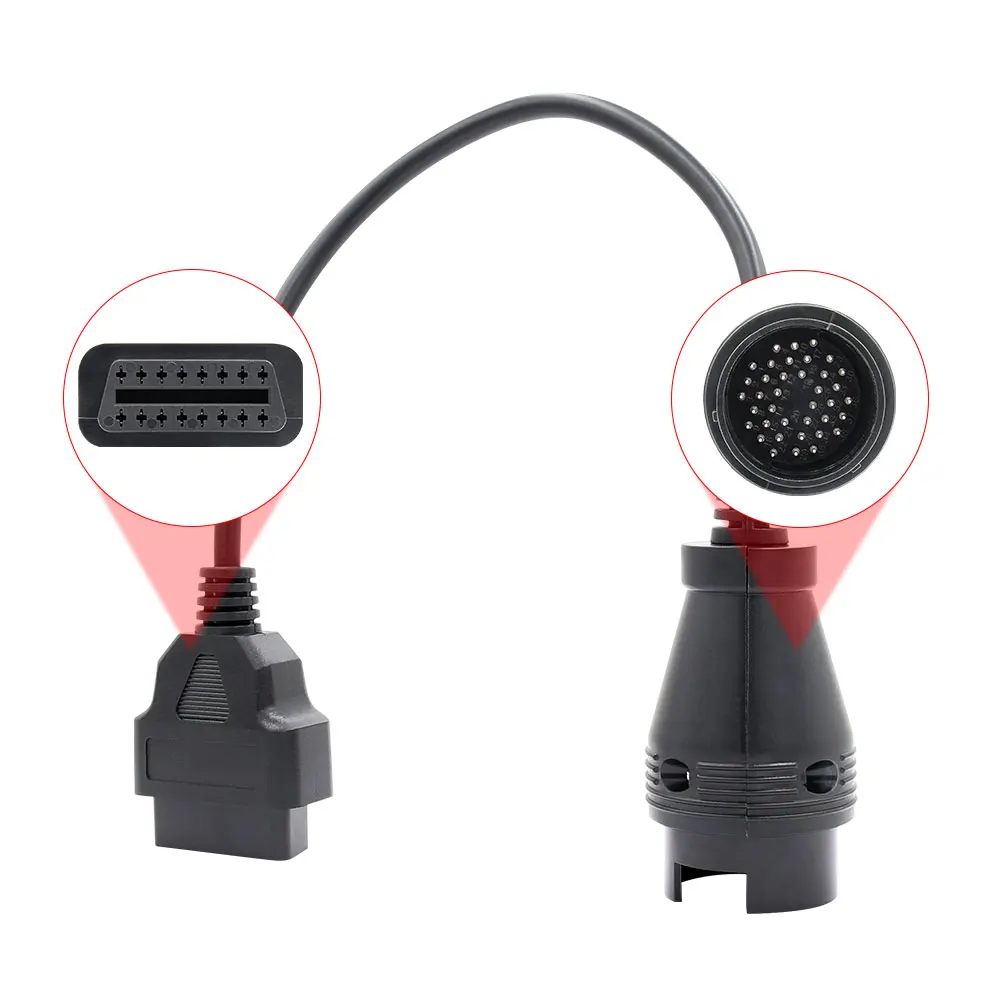 Диагностический кабель для Mercedes 38Pin адаптер для 14Pin OBD OBD2 разъем для Mercedes диагностический инструмент адаптер Benz38 Pin OBD2