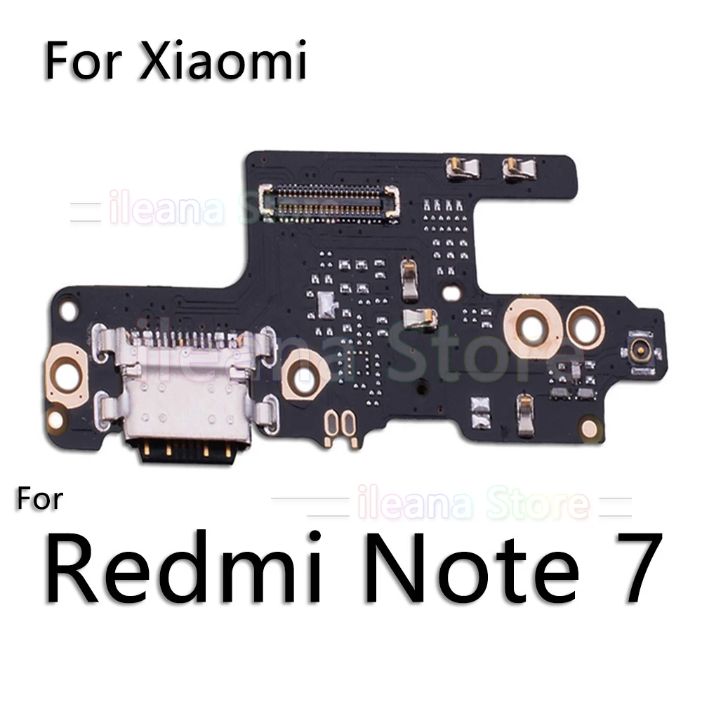USB Дата зарядный порт зарядное устройство док-разъем гибкий кабель для Xiaomi mi красный mi Note 5 5A 6 7 Plus Pro глобальная Замена - Цвет: For Redmi Note 7