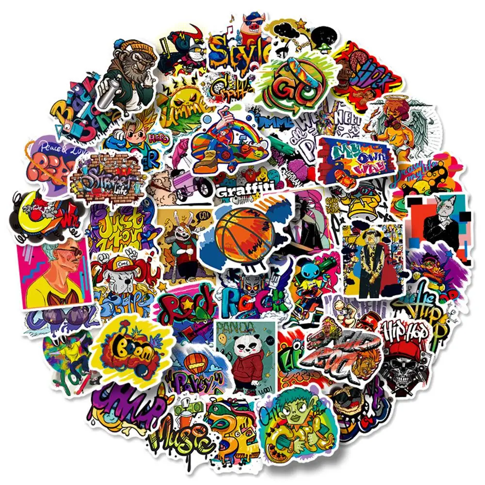 10/30/50PCS Fantasy Stickers Psychedelic For Guitar Helmet Luggage Suitcase  DIY Classic Toy Decal Graffiti