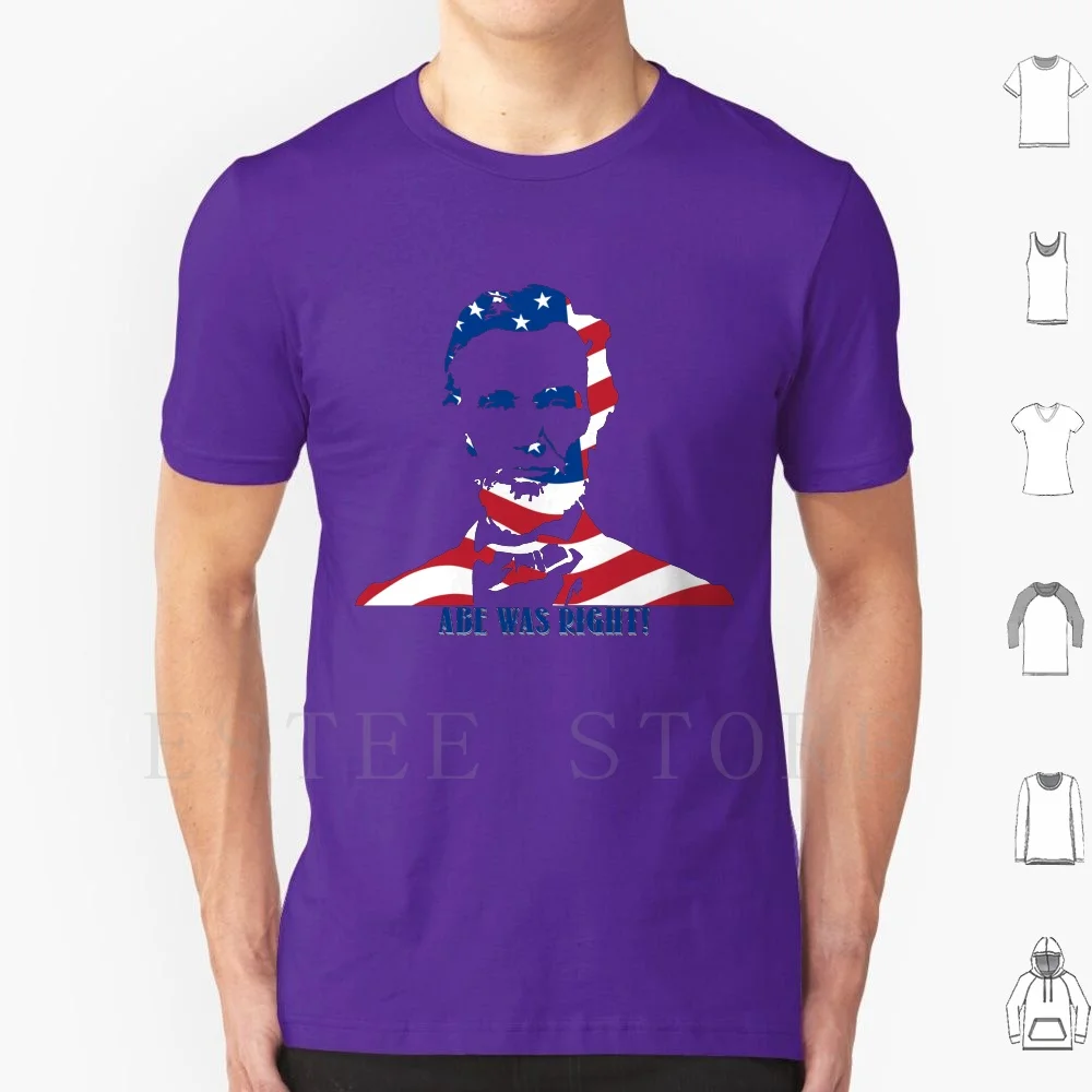 Abraamo Lincoln Era Giusto Maglietta Cotone Uomo Stampa Fai Da Te Abraamo Lincoln Abe Lincoln Abe Onesto Abe Lincoln Presidente Gettysburg