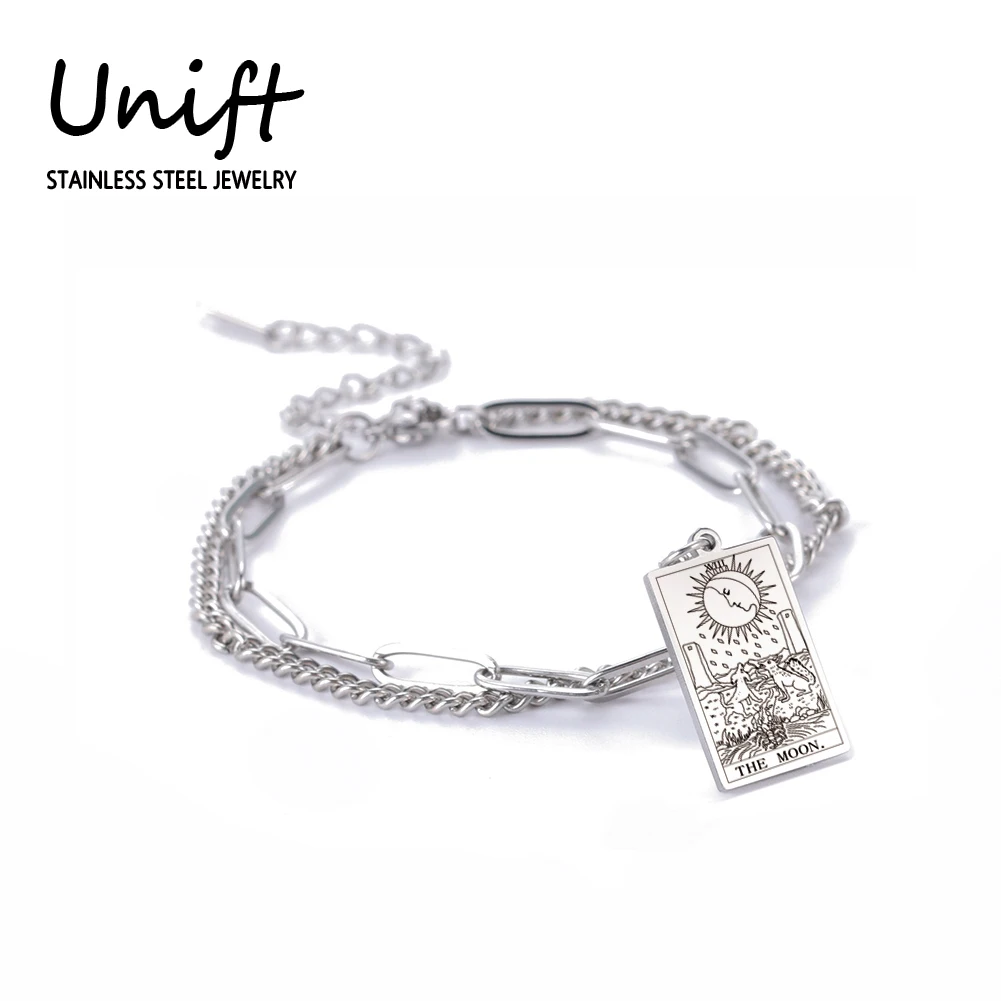 Браслет-Таро Unift для мужчин и женщин двухслойный ювелирный браслет-цепочка из