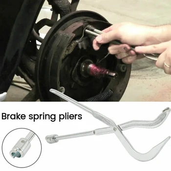 

Disassembly Drum Brake Clamp Removal Tool Durable Workshop Spring Pliers Steel Car Repair Professional Automobiles Handheld