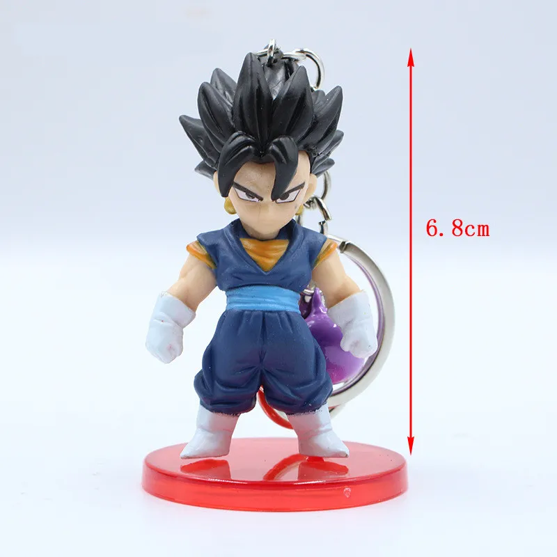 6-10 см 21 шт./партия Аниме Figura Dragon Ball Z брелок Vageta Friza Ultra Instinct Goku фигурка Статуэтка из ПВХ игрушки