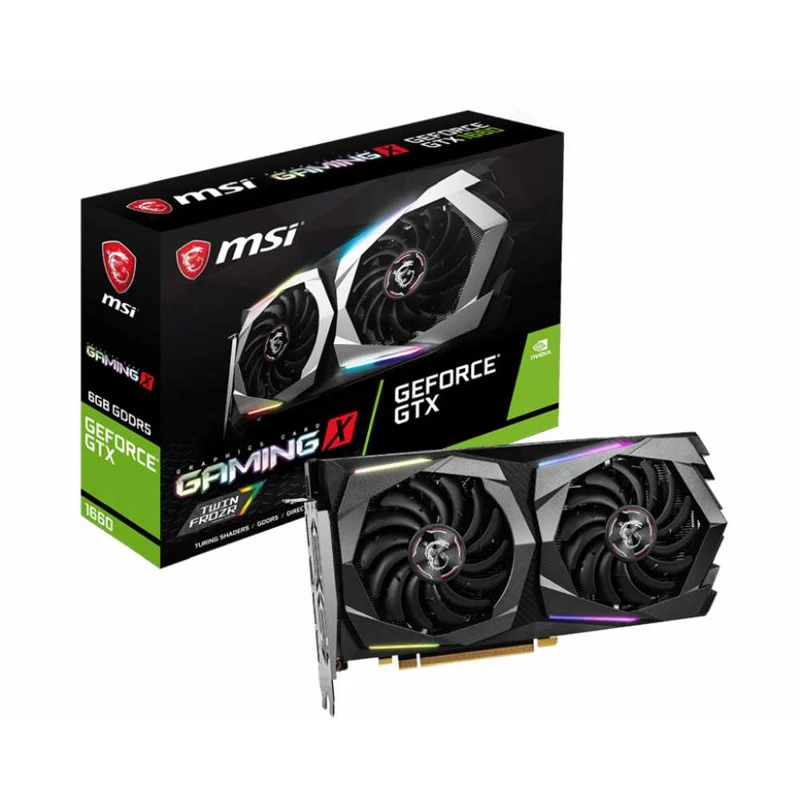 Видеокарта MSI nVidia GeForce GTX 1660, GTX 1660 GAMING X 6G