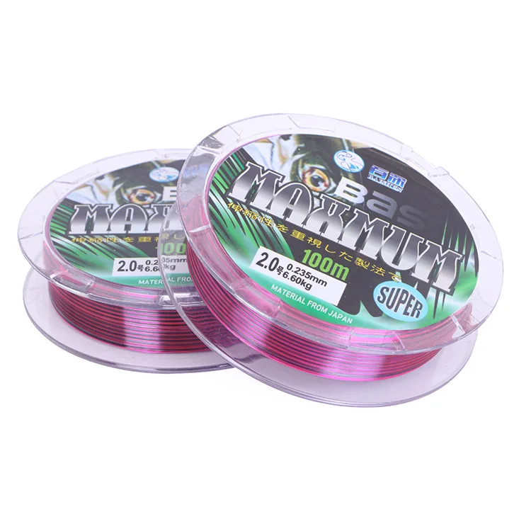

High Strength Fishing Color Fishing Line 100 M Fishing Mainline Taiwan Fishing Line Fishing Gear Supplies Customizable