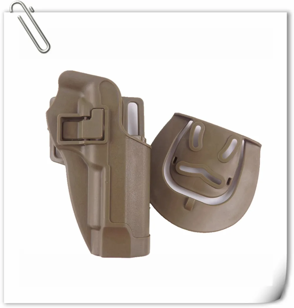 

Sand Belt Gun Holster Tactical CQC M9 Compact RH Pistol Paddle Gun Holster for 92 96