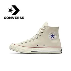 Converse CTAS 70 Hi обувь для скейтбординга оригинальная Классическая унисекс парусиновая Высокая Нескользящая Удобная дышащая Sneaksers