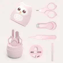 4 в 1 детский набор для ухода за ногтями с милый чехол для новорожденных Детский Набор для маникюра и педикюра