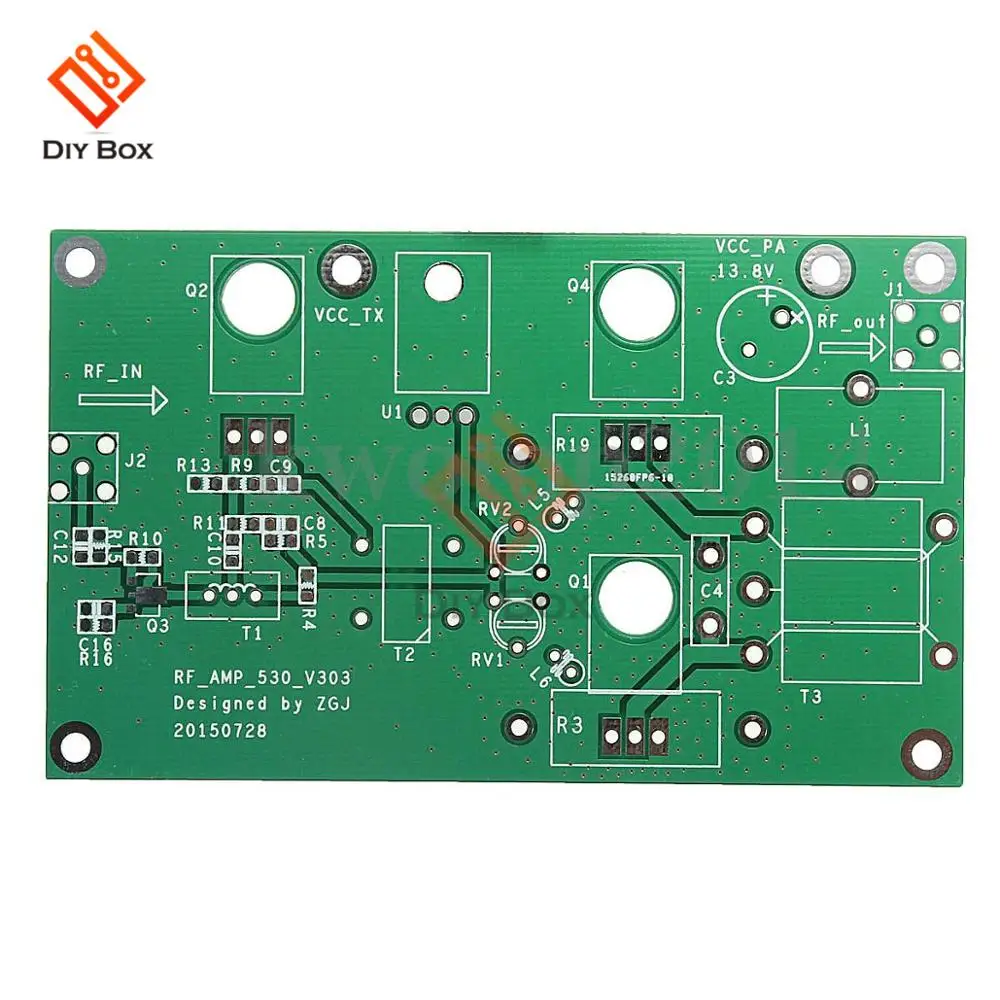Placa Amplificadora Linear 45w Ssb Kit Faça Você Mesmo cw fm hf Rádio Transceptor Receptor de Ondas Curtas Módulo de Placa de Som - Image 3
