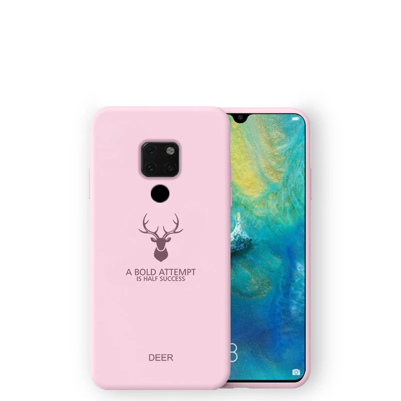 Чехол MOFi для huawei mate 20 pro, силиконовый чехол mate20, мягкий ТПУ чехол, ударопрочный Матовый Модный чехол s - Цвет: pink