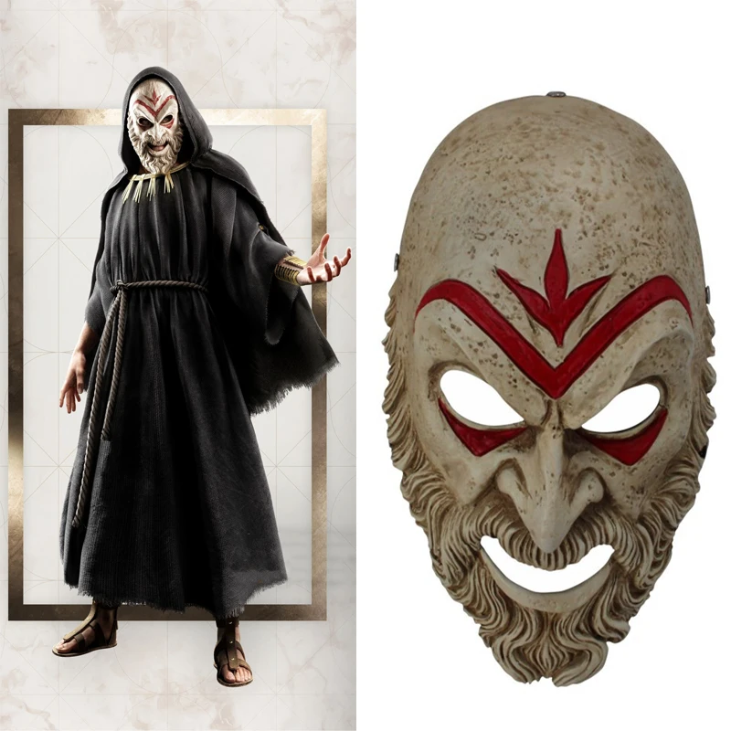 

Assassin Odyssey Villain Master Creed Cosplay Mask Halloween Party Performance Game High Quality ABS Resin Masks