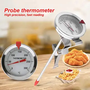 

Portable Frying Food Probe Thermometer High Precision Boiling Milk Coffee Kitchen Cooking Meter Multipurpose Kitchen Tools