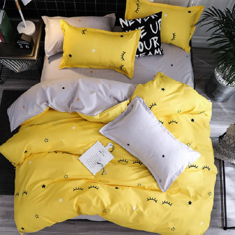 

NTNT 04 Ultratex Home Textile Printed Multi Color Multi Sizes Comfortable Thicked Brushed Suede Bedding Sets Duvet Cover Bed Sh