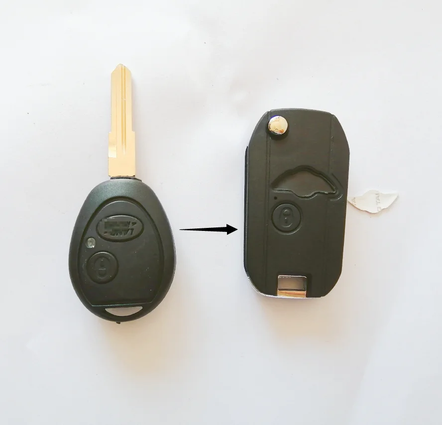 С логотипом для Land Rover чехол ключа 2 кнопки Uncut Blade дистанционного автомобиля