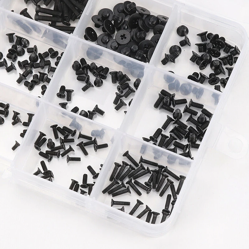 450pcs/Set Screws Nuts Bolts Assorted Repair Tool For Laptop Phone Computer Compatible With All General Laptops