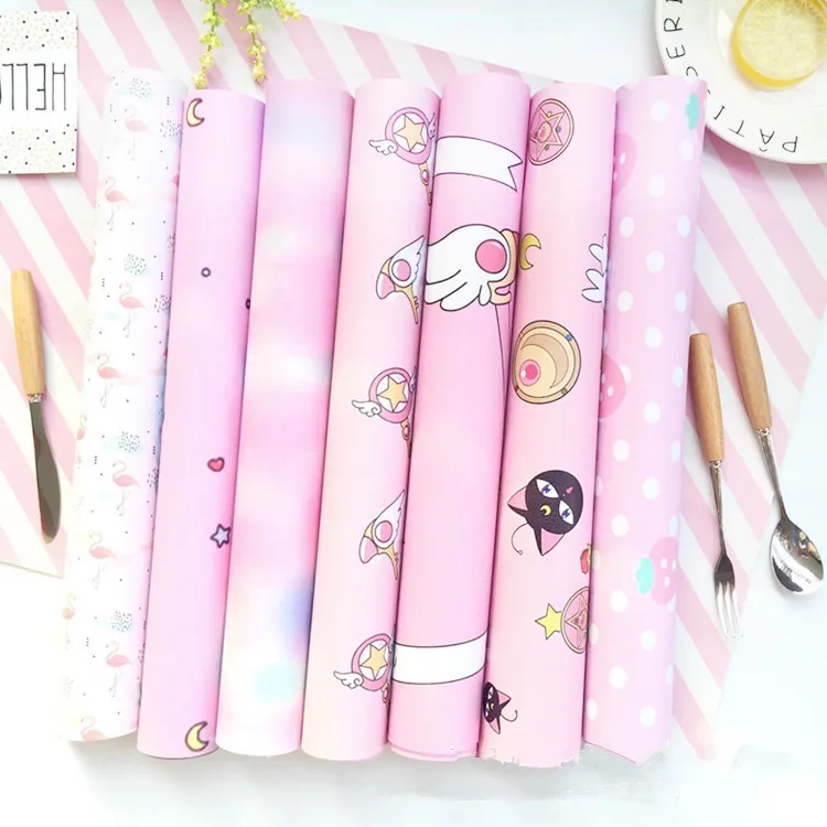 В морском стиле moonCard Captor Sakura Аниме фигурки напечатанный рисунок фото скатерть