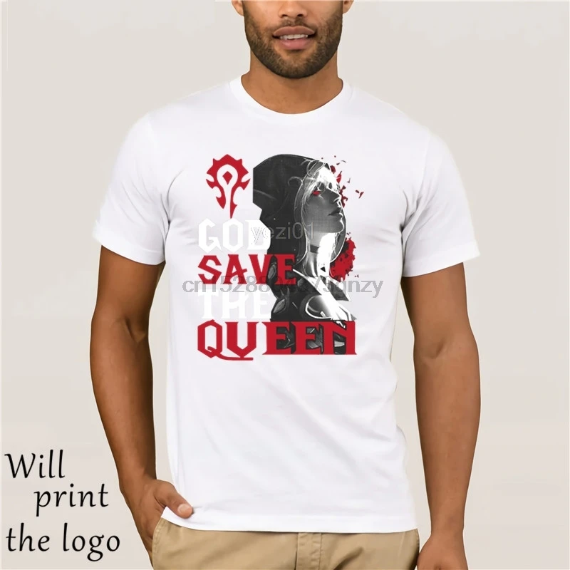 World Of God Save The Queen Sylvanas Windrunner Shirts | Мужская одежда