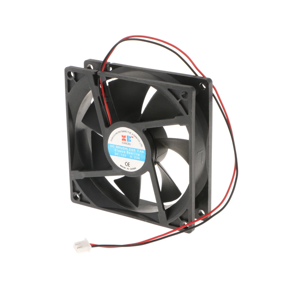 고속 PC 컴퓨터 무소음 냉각 케이스 팬, DC12V 2P 노트북, 92x92x25mm