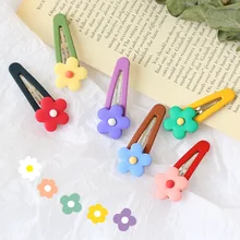 Южная Корея онлайн знаменитостей Hyuna маленький цветок заколки INS детей боковой зажим BB клип взрыва клип Сладкий Девушки Сердце Оголовье