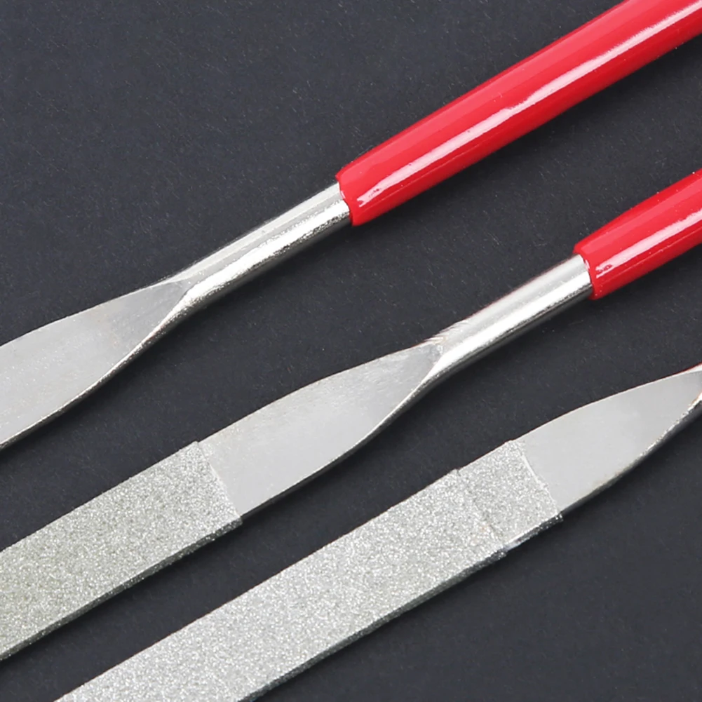 2pcs Wood File Handle For Diamond Files Ceramics Glass Alloys Polishing