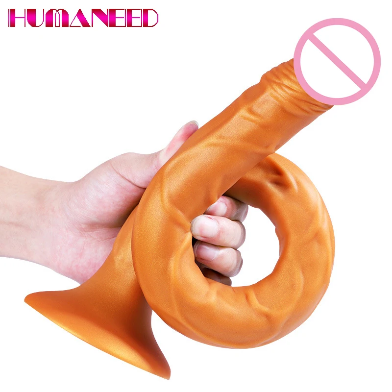 50cm Plus Long Silicone Dildo Realistic Anal Plug Sex Toys For Women Men Large Penis Prostate Massage Anus Expansion Stimulator