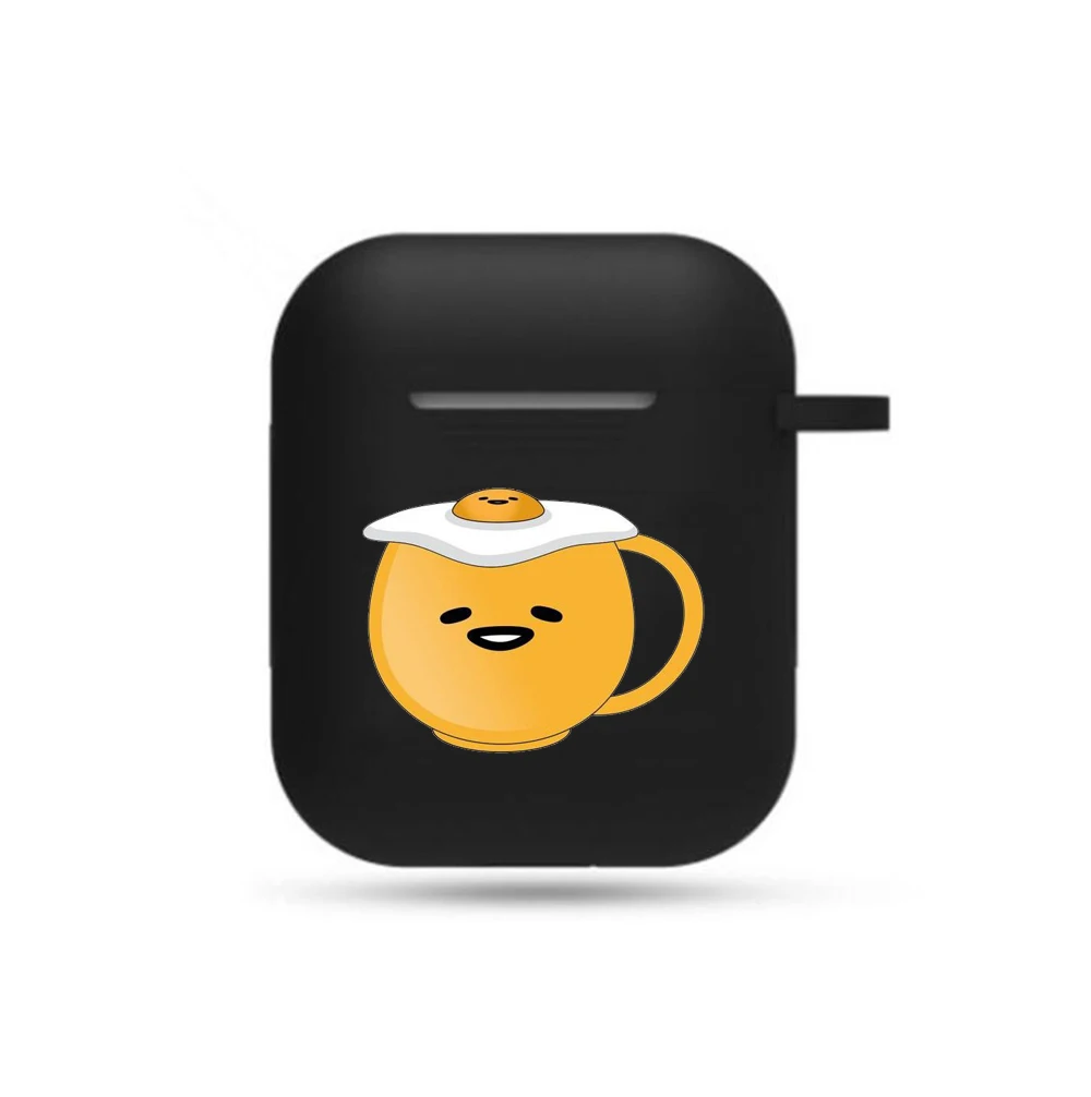 Мультфильм cut аниме Gudetama наушники чехол для мальчиков и девочек гарнитура Airpods