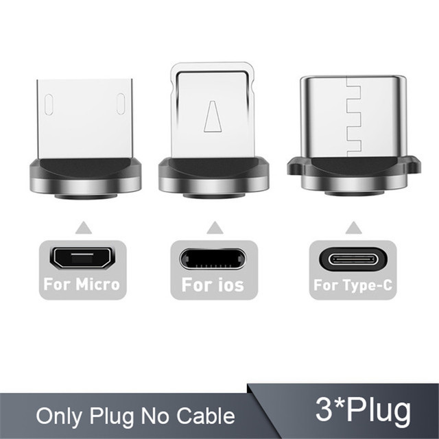 3A Magnetic Cable For iPhone 11 12 13 Fast Charging Magnet Charger Micro USB C Type C Cable Phone Wire Cord For Xiaomi