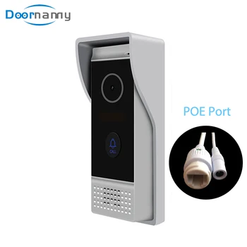 

Doornanny Video Intercom For Home Apartments Outdoor Video Doorbell Calling Panel Wild Angle 110° 1.0MP SIP POE Port Doorphone