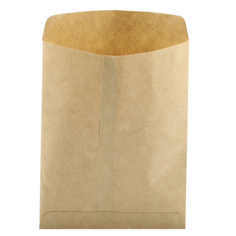 Nosii 100PCS/Set Kraft Paper Bags Corns Wheat Rice Seeds Packaging Storage Bag Envelop Style Good Sealing 9X13CM