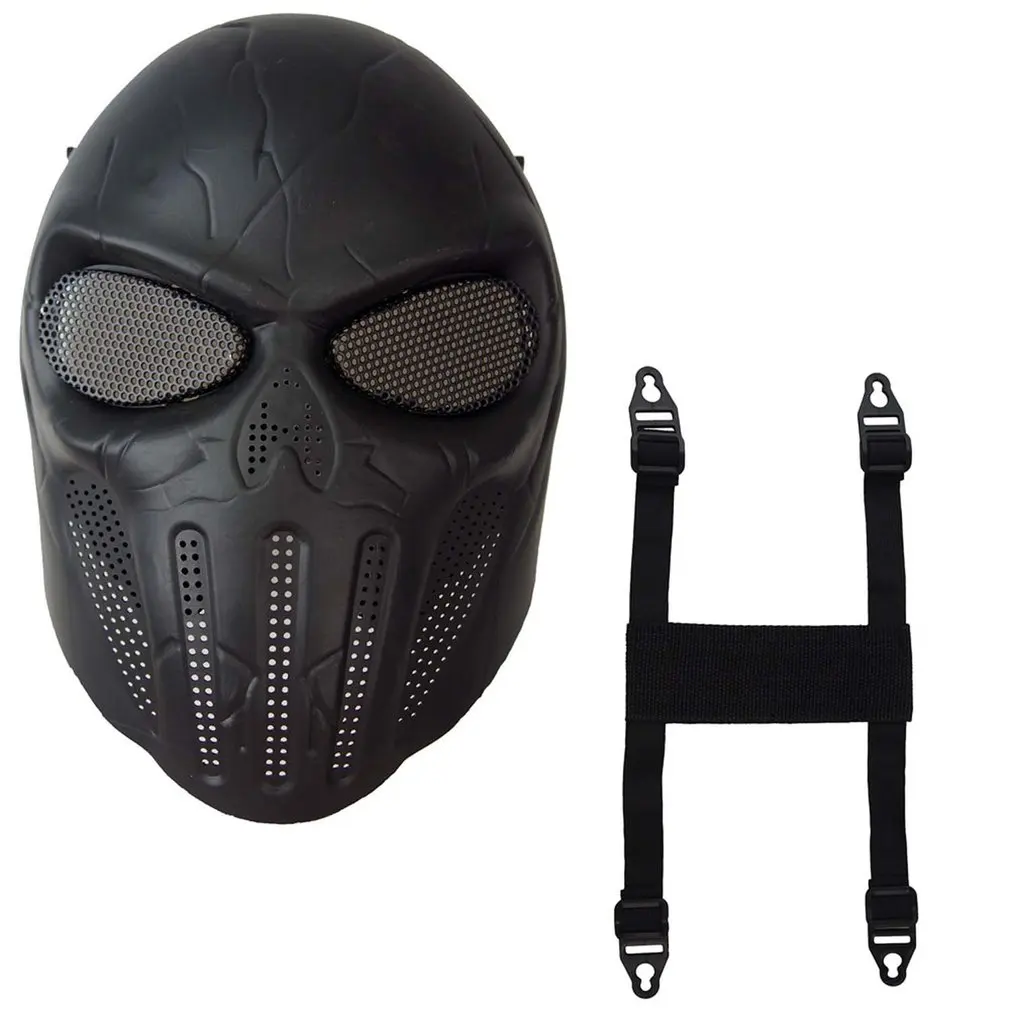 Защитная маска на все лицо с черепом и скелетом для Хэллоуина, Вечерние Маски для страйкбола, маски для лица, тактические маски для охоты, вечерние маски CS
