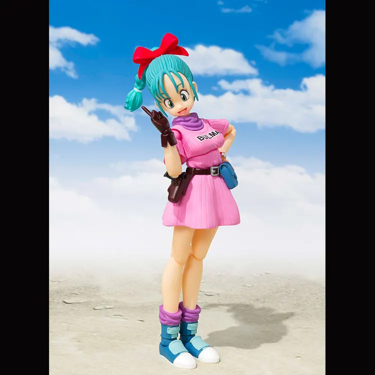 Японское аниме "Dragon Ball" оригинальные духи BANDAI Tamashii нация S.H. Figuarts/SHF фигурка-BULMA