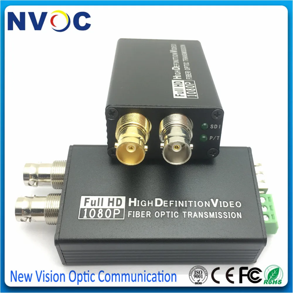 1Ch Mini type конвертер в оптоволоконный с подсчетом и циклом разъем SMF LC 20 км 1920*1080P при