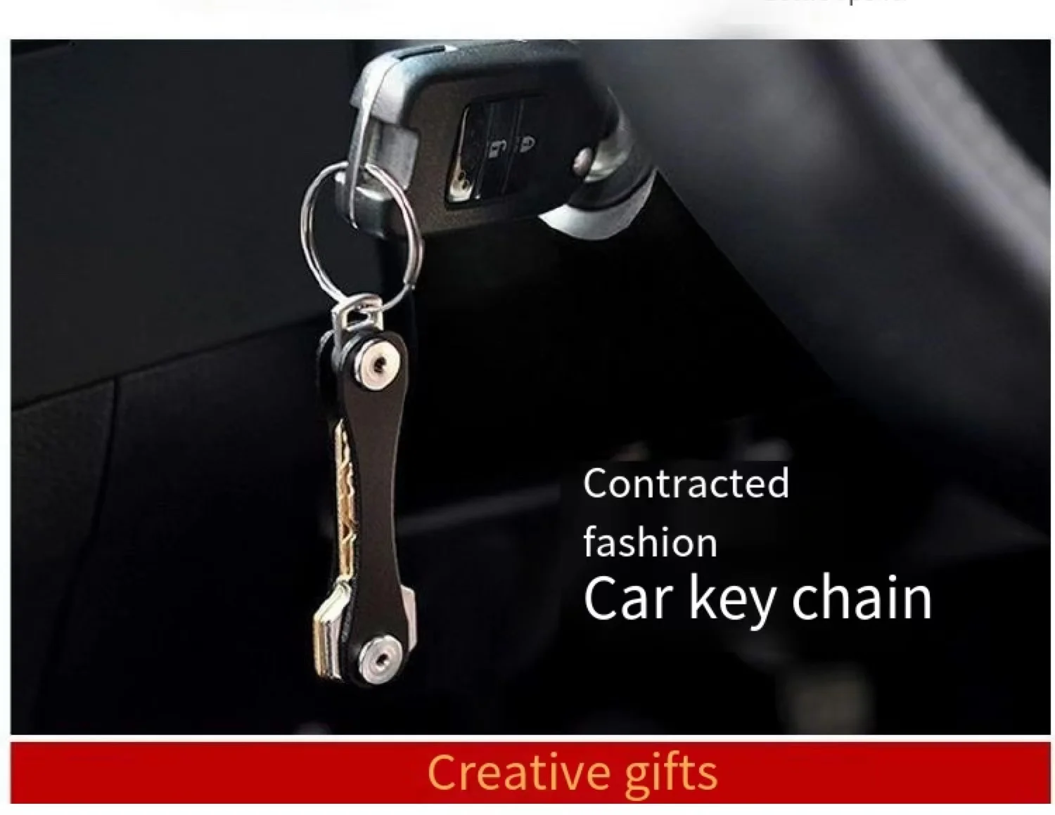 Smart key chain Mini Keychain Compact Key Decorative Holder Clip Home Storage Metal key Clip Aluminum Organizer Keychain Outdoor