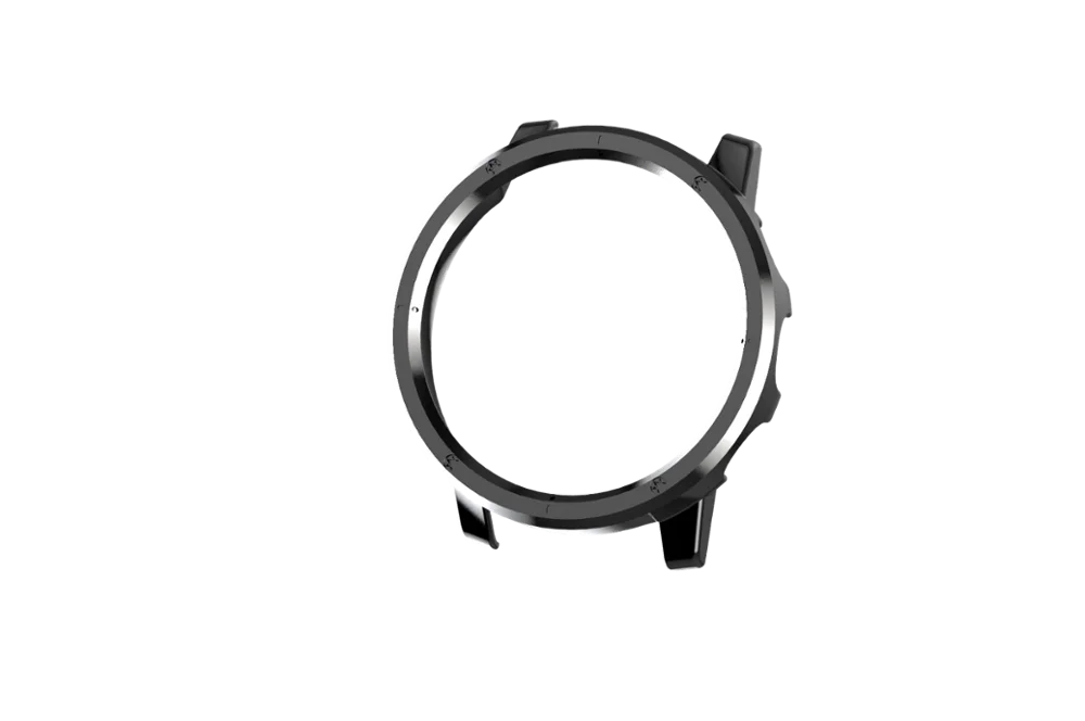 plating black case SIKAI Watch PC защитный чехол для Huami Amazfit Stratos 2/2S аксессуары для часов покрытие силиконовым ПК для huami 2/2s - Цвет: plating black case