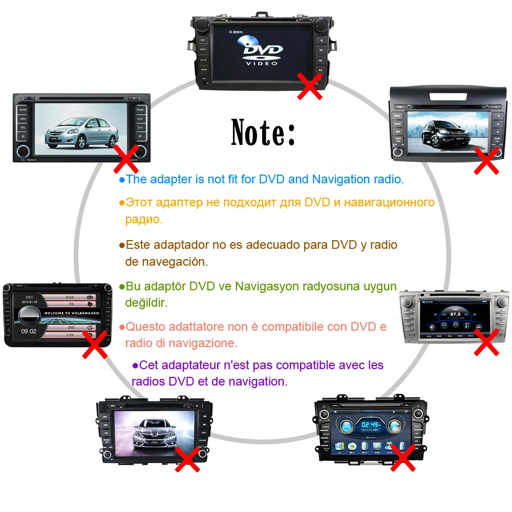 Автомобильный AUX адаптер Moonet MP3 3 5 мм Интерфейс iphone Lightning (6 + 6 контактов) для Toyota Avenis