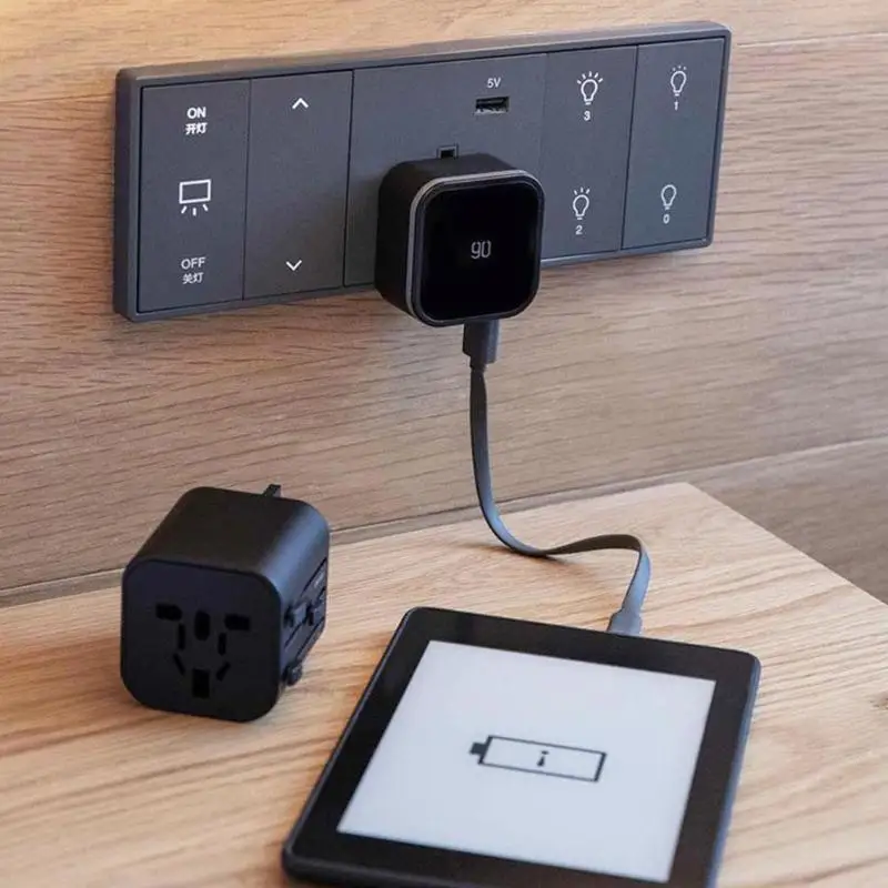 Xiaomiyoupin 90 FUN 2 в 1 100-240 в USB PD3.0 type-C QC3.0 переходник