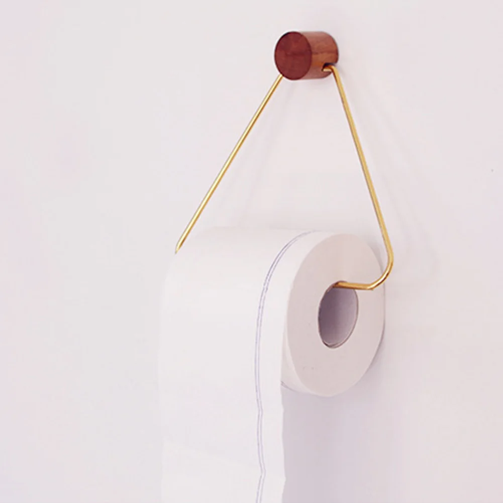

Decorative Roll Shelf Over Door Home Nordic Paper Holder Towel Toilet Kitchen Hardware Metal Storage Rack Wall Simple Triangle
